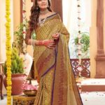 Rust Silk Saree