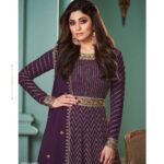 Purple Anarkali - XL