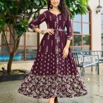 Grape Kurti Dress