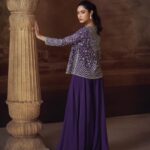 Purple Salwar Kameez