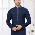 Navy blue Kurtha
