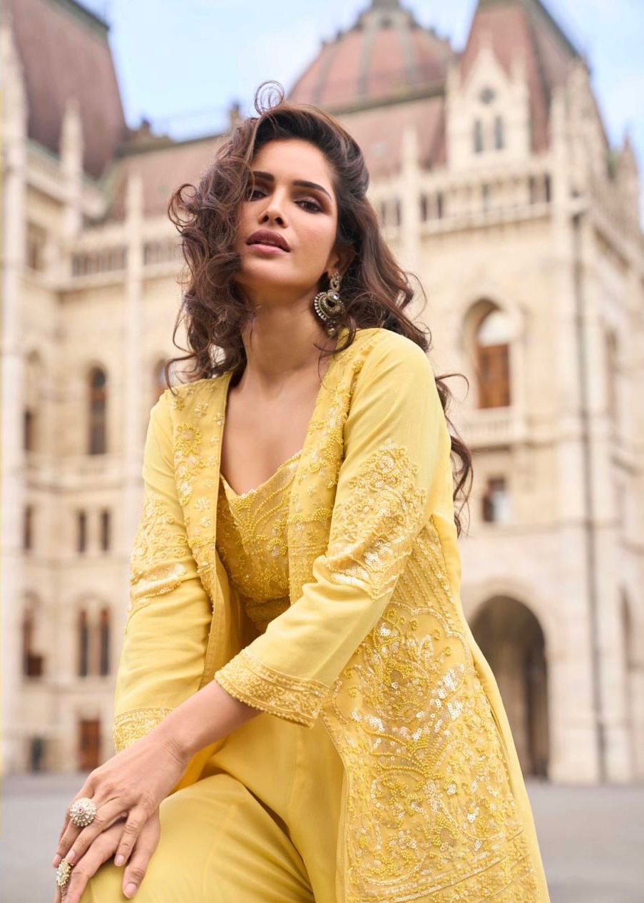Yellow Salwar Kameez - Image 3