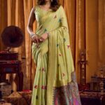 Mint Green Saree