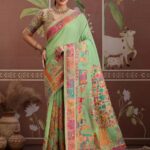 Green Saree